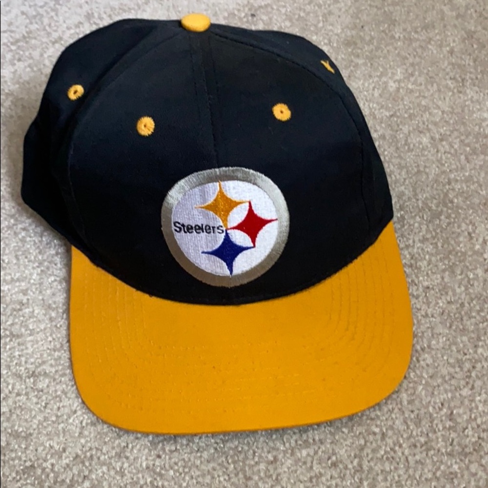 Vintage Logo 7 brand Pittsburgh Steelers SnapBack